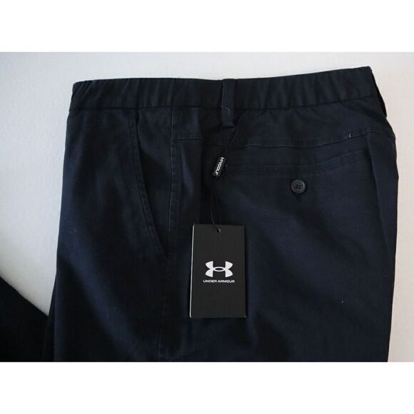 Under Armour 1370081 001 Men's Sz 30x32 Black Chino Tapered Leg Pants - Picture 6 of 12